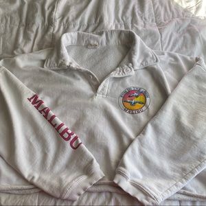 brandy collared sweatshirt